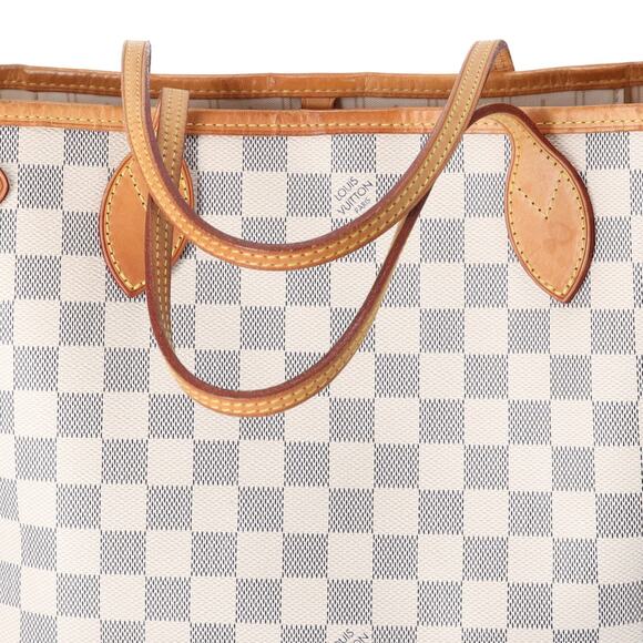 Louis Vuitton Neverfull PM Tote Bag N51110 Azur Damier Canvas - Picture 5 of 9
